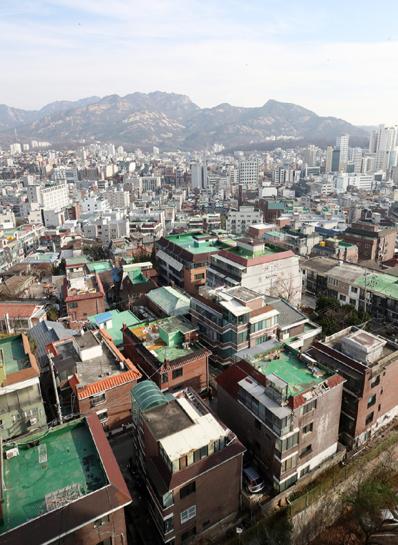 서울시 빌라 밀집 지역의 모습. [사진=뉴시스]