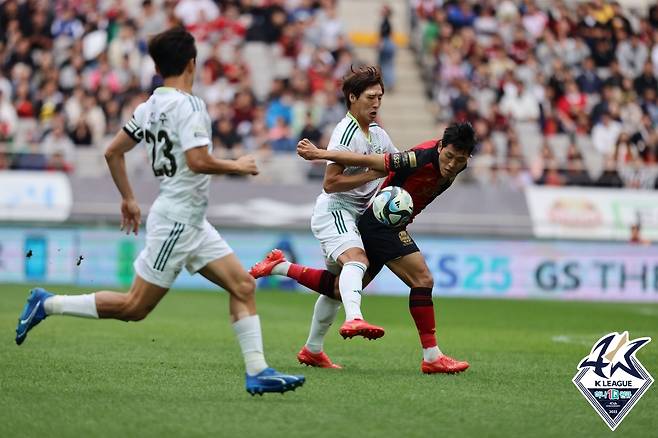 서울-전북 경기 모습. /사진=한국프로축구연맹