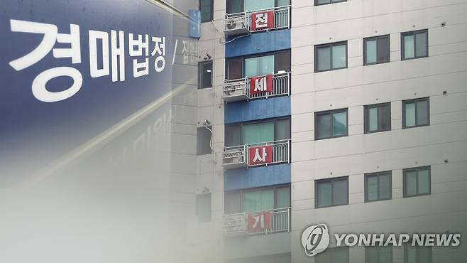 전세 사기·경매(CG) [연합뉴스TV 제공]