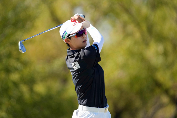 지난 9일 끝난 어센던트 LPGA에서 우승한 김효주. 게티이미지/AFP=연합뉴스