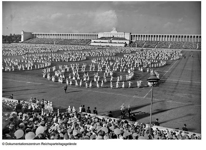 나치당 행사가 진행됐던 과거 채플린 광장의 모습 [독일 나치 기록연구소 제공]