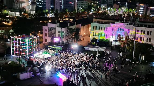 2022 광주 미디어아트 페스티벌 광장 축제 [광주시 제공. 재판매 및 DB 금지]