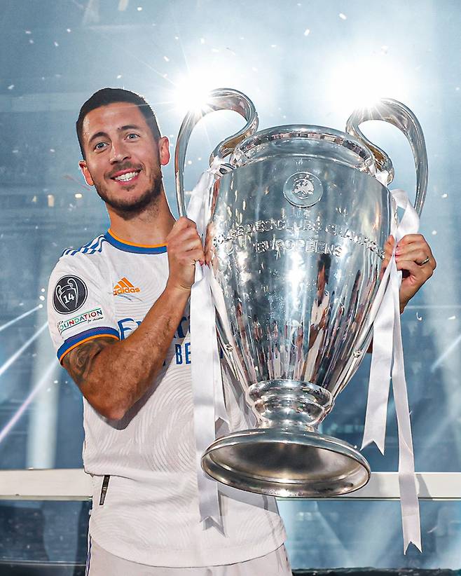 에당 아자르 사진=레알 마드리드 구단 공식 SNS