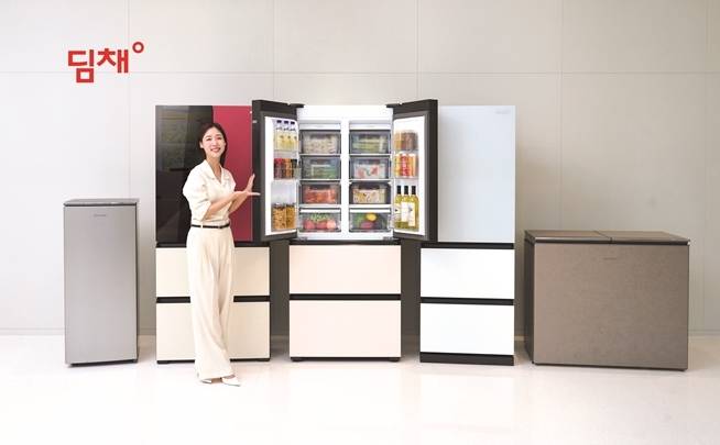 위니아가 선보인 2024년형 딤채 신제품. [제공 : 위니아]