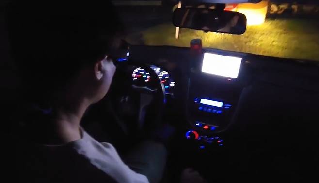 잔디로 돌진하기 직전인데 제대로 인지하지 못하고 있던 상황이었다./사진=황창식 커뮤니케이션즈 온 과장