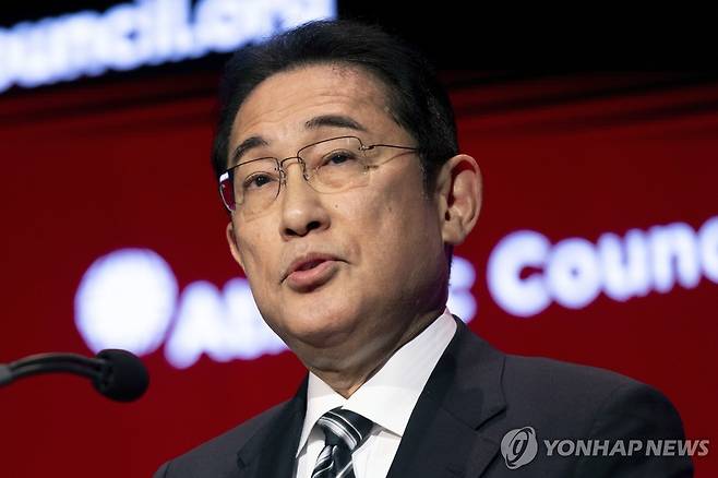 기시다 후미오 일본 총리 [AP 연합뉴스 자료사진. 재판매 및 DB 금지]
