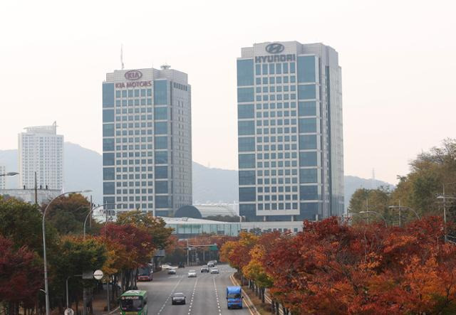 서울 서초구 양재동의 현대차·기아 사옥. 한국일보 자료사진