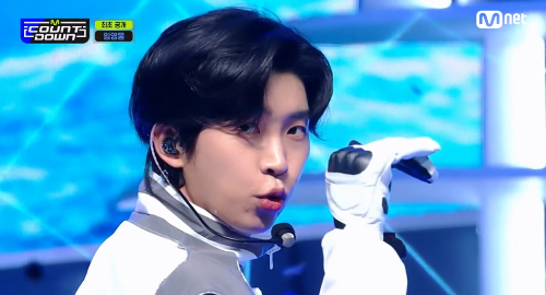 임영웅이 ‘Do or Die’ 무대를 선보였다.사진=엠넷 ‘엠카운트다운’ 방송캡처