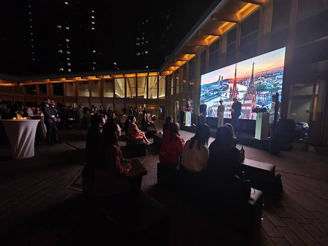 "Basel Night" at the Swiss Embassy in Seoul, Thursday (Park Yuna/The Korea Herald)