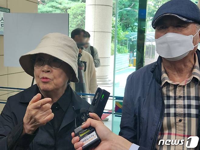 박수홍 어머니 지모씨와 아버지 박모씨. ⓒ News1