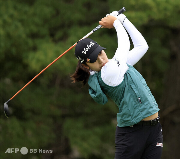 2023년 미국여자프로골프(LPGA) 투어 뷰익 LPGA 상하이 대회 우승 경쟁에 뛰어든 이미향 프로. 사진제공=ⓒAFPBBNews = News1