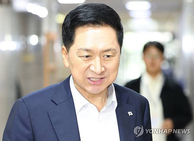 출근하는 김기현 대표 [연합뉴스 자료사진]