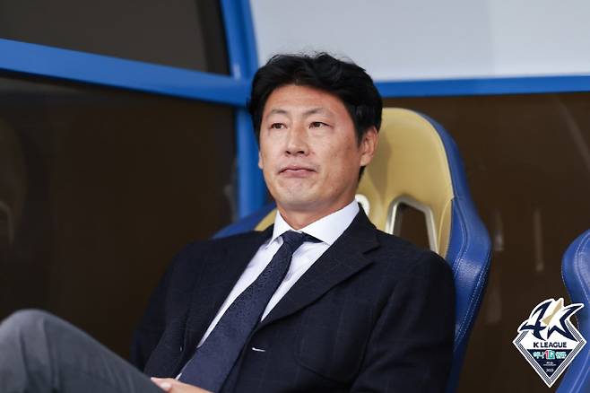 박동혁 충남아산 감독. 한국프로축구연맹 제공