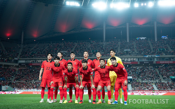 한국 남자 축구 대표팀. 서형권 기자