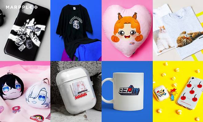 마플코퍼레이션 굿즈 이미지.