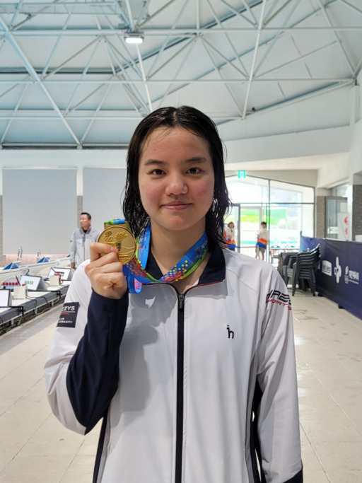 수영 여고부 자유형 800m 金 이서진(경기체고). 김건주기자