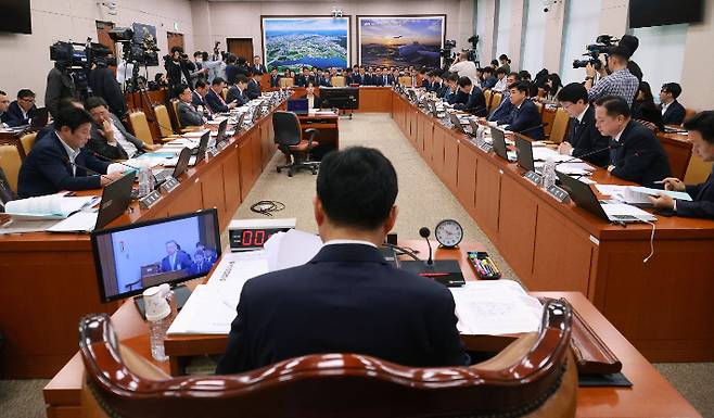 16일 국회에서 국토교통위원회 국정감사가 열리고 있다. 연합뉴스