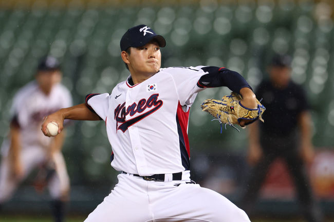 U-18 야구월드컵 대표팀 당시 김택연 /WBSC 제공