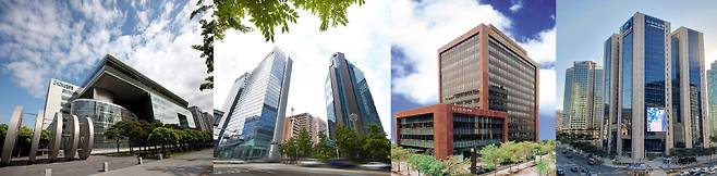산업은행(왼쪽부터), 기업은행, KB국민은행, 우리은행 전경./각사 제공