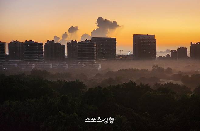 중국 하이난 북위의 미션힐스의 신비한 전경. 사진|강석봉 기자