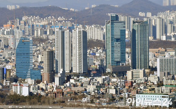 서울 도심 아파트 단지 전경. [사진=정소희 기자]