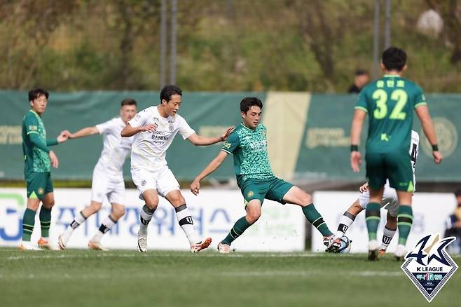 김포와 전남의 경기 모습 [한국프로축구연맹 제공. 재판매 및 DB 금지]