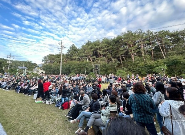 < 2023 봉화 환경친화축산페스티벌 가을음악회 현장모습 / 제공 : 원애그 >