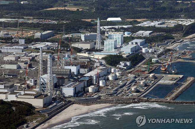 일본 후쿠시마 제1원자력발전소 [지지 EPA 연합뉴스 자료사진. 재판매 및 DB 금지]