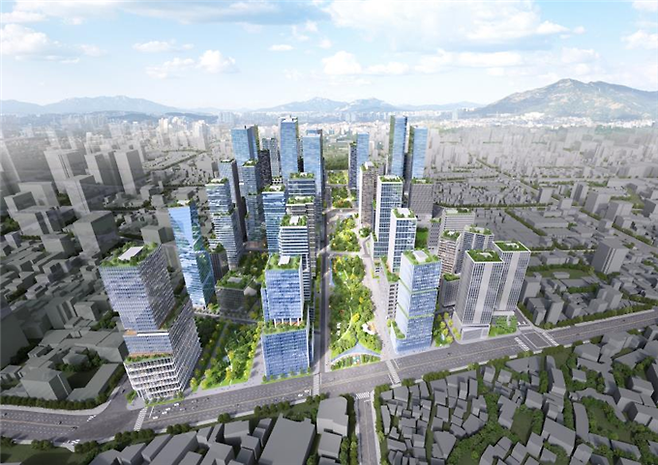 세운재정비촉진지구 계획안 조감도 [사진출처=서울시]