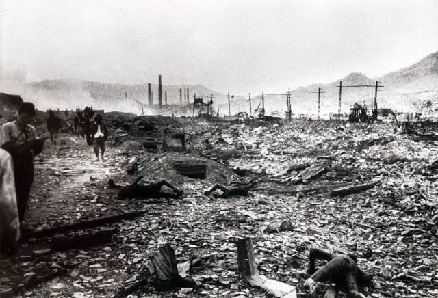 ▲ 나가사키 폭심지의 처참한 모습. ⓒ나가사키 원폭자료관