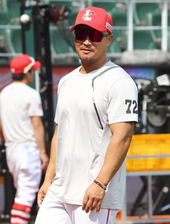 SSG의 정경배 코치. SSG 제공