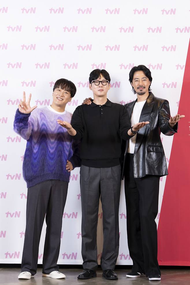 ▲왼쪽부터 차태현, 박병은,조인성. 제공|tvN