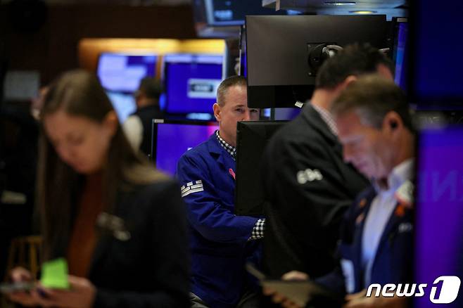 미증시 트레이더들. ⓒ 로이터=뉴스1