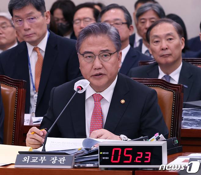 박진 외교부 장관. 2023.10.27/뉴스1 ⓒ News1 송원영 기자