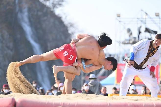 스포츠대회로 사과축제 시너지 내는 청송군(지난대회 사진).