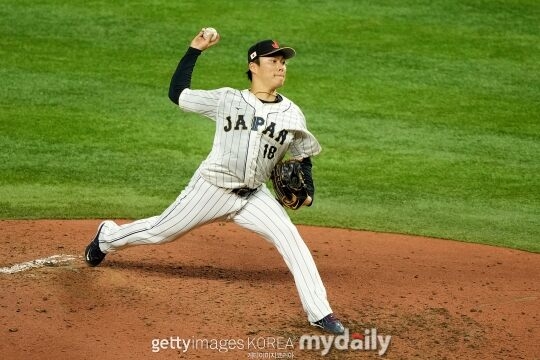 2023 WBC 일본 대표팀 야마모토 요시노부. /게티이미지코리아