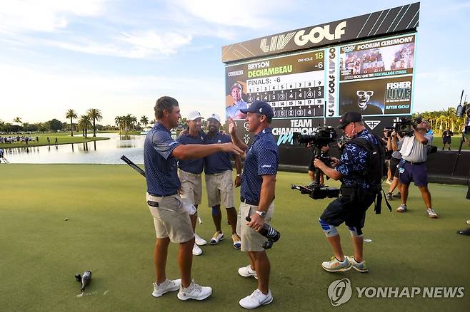 미국 마이애미에서 열린 LIV골프 2023 시즌 최종전  [USA TODAY Sports.재배포 및 DB 금지]