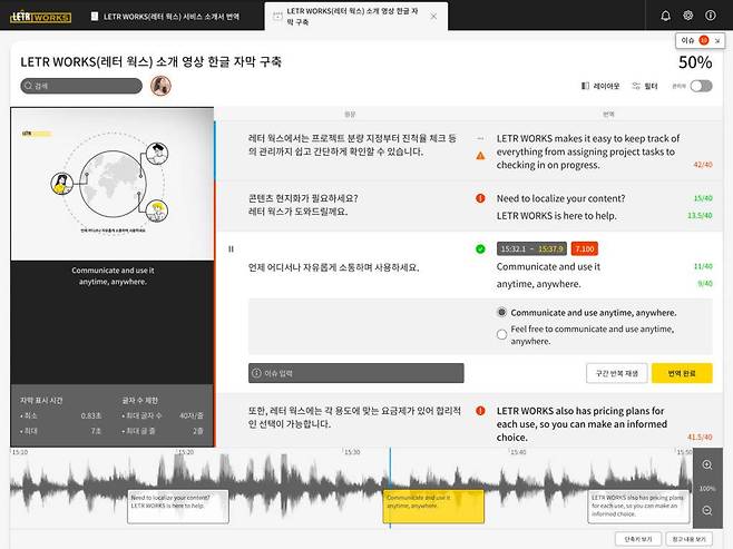 트위그팜 렉터웍스 비디오에디터 화면 예시 / 출처=트위그팜