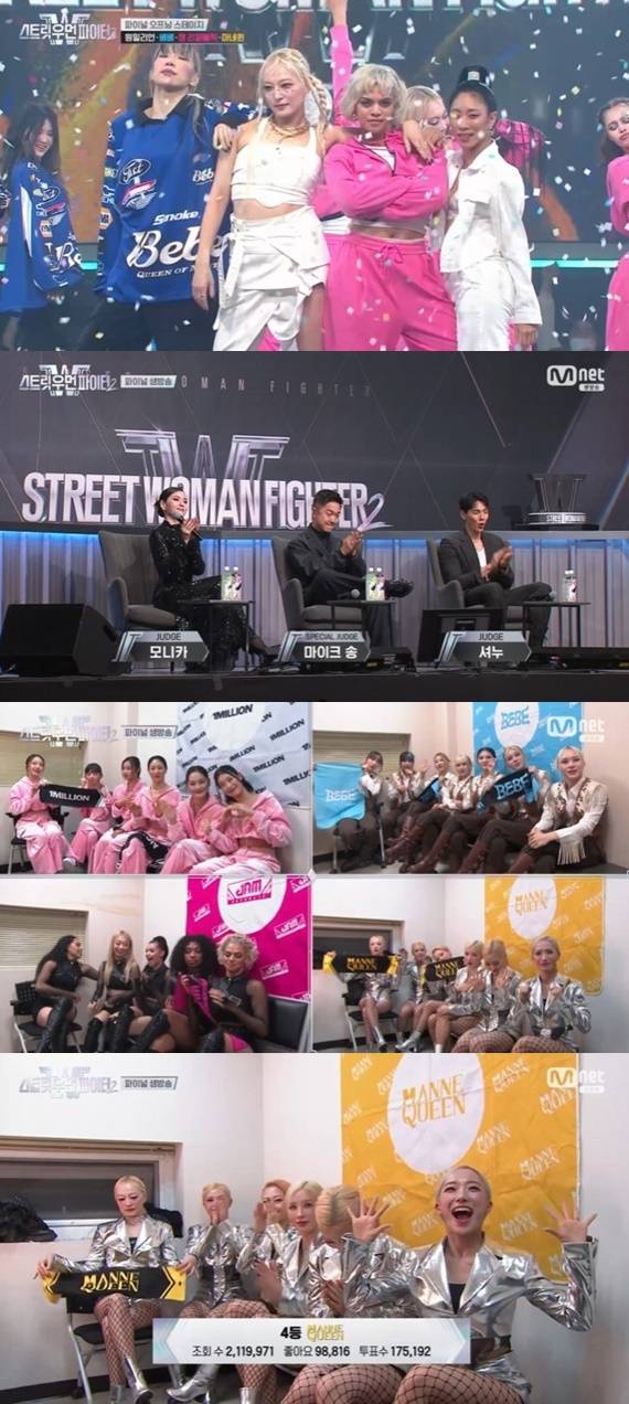 Mnet '스트릿 우먼 파이터2' 캡처