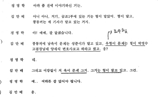 ▲정영학 녹취록(2013.3.7 녹음)