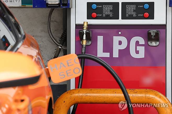 서울 시내 한 LPG 충전소의 모습 [연합뉴스 자료사진]