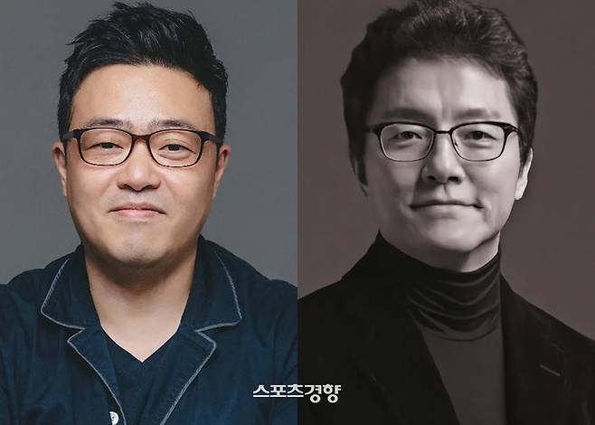 더기버스 안성일 대표(왼쪽)과 어트랙트 전홍준 대표. 경향신문 자료사진