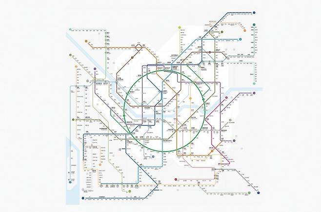 새로운 서울시 지하철 노선도. 서울시 제공