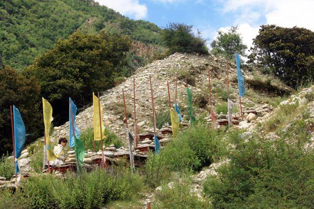 태소고성의 성벽 흔적. ⓒ최종명