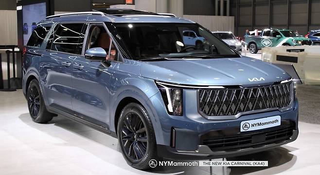 사진 : 기아 카니발 페이스리프트 하이브리드 예상도 (출처 : NYMammoth)