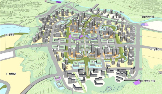 세종시 6-2생활권 조감도. 사진=행복청 제공