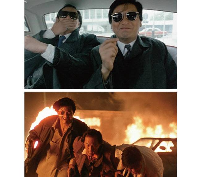 영화 ‘영웅본색’(1986) 스틸컷. [조이앤시네마]