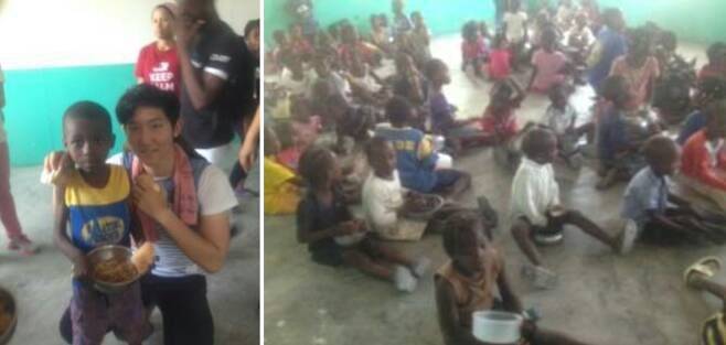 아이티 의료봉사를 떠났던 양혁용 대표. /랜식