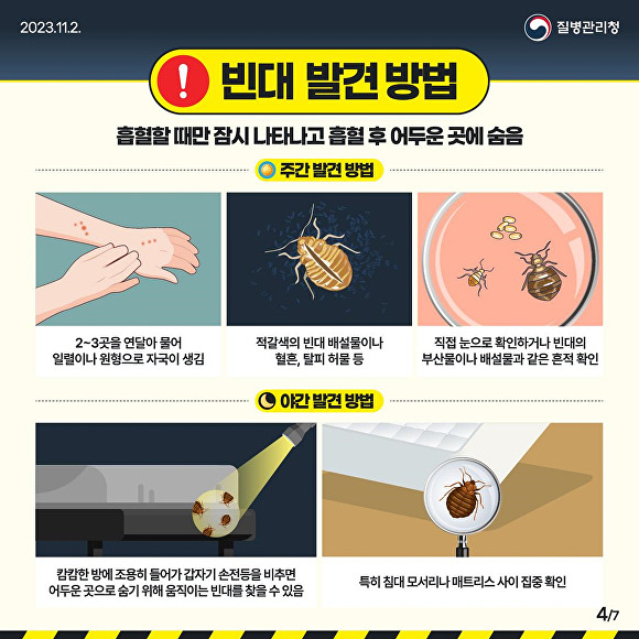 질병관리청의 빈대예방 카드뉴스 [사진=대구시]