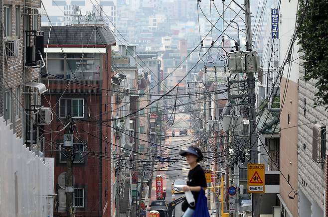 서울의 한 빌라 밀집 지역 전경. 기사와 직접적 관련 없음. /뉴스1